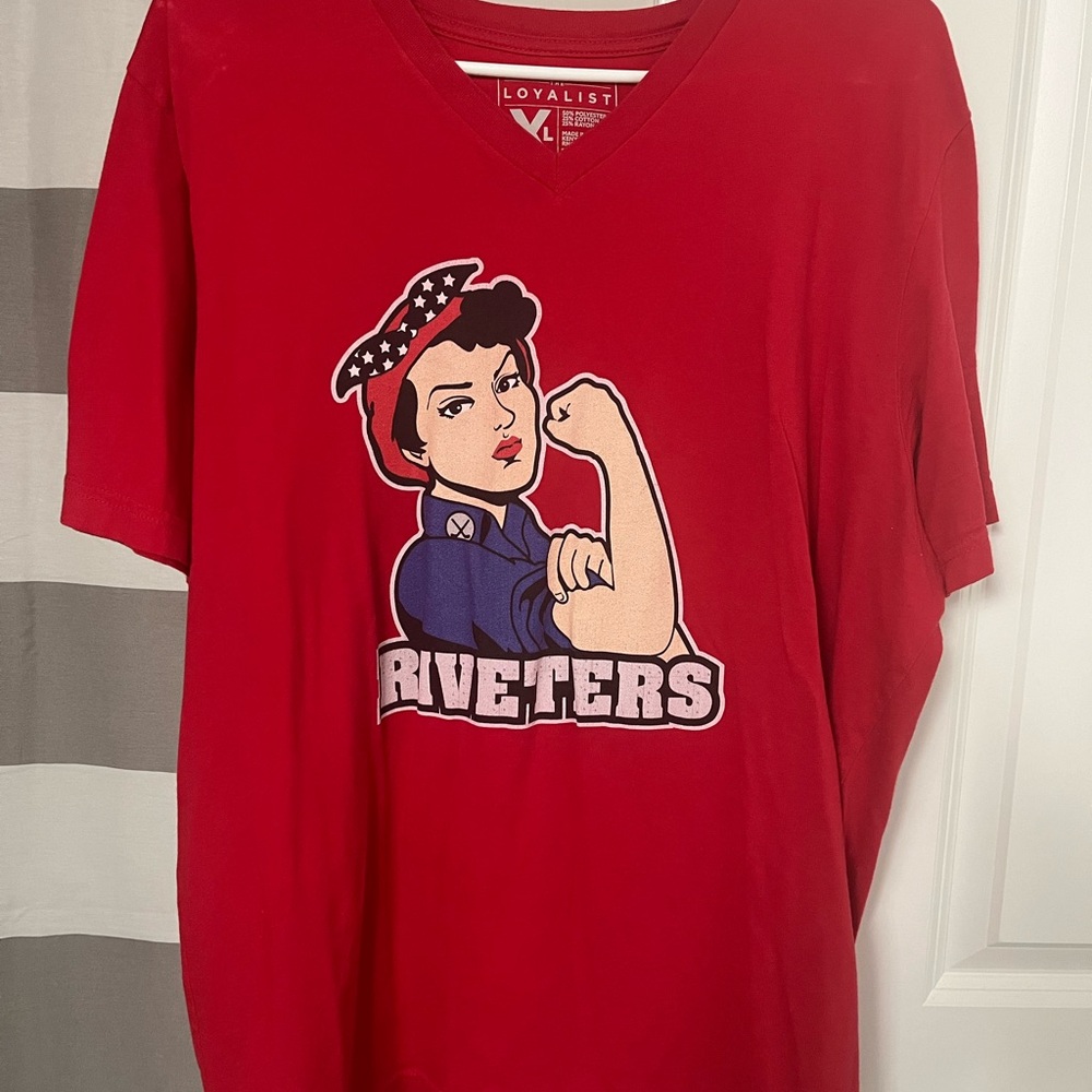 Red Metropolitan Riveters T-Shirt